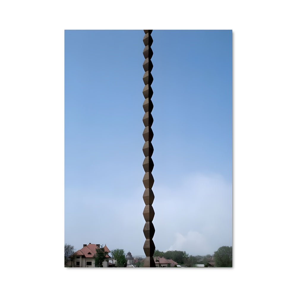 Poster Brancusi endless column 19802