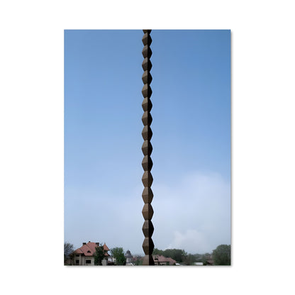 Poster Brancusi endless column 19802