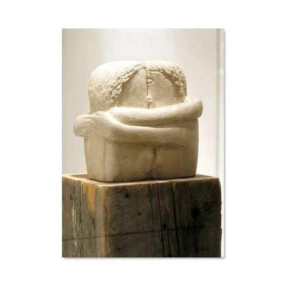 Poster Étreinte Sculptée