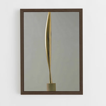 ap-brancusi bird in space-3 cadre Bois foncé