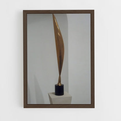 ap-brancusi bird in space-6 cadre Bois foncé