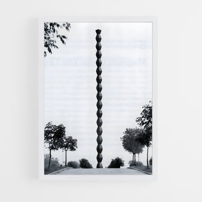 ap-brancusi endless column-1 cadre Blanc