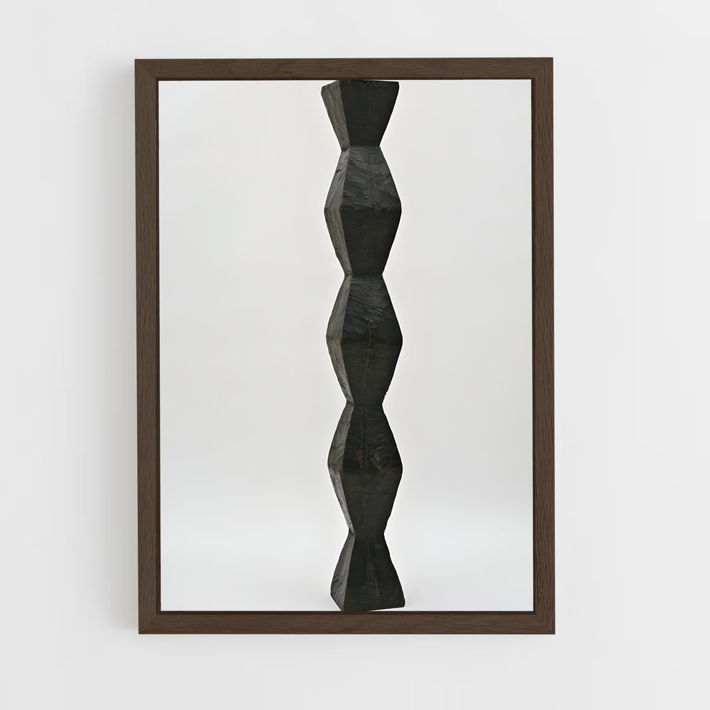 ap-brancusi endless column-2 cadre Bois foncé