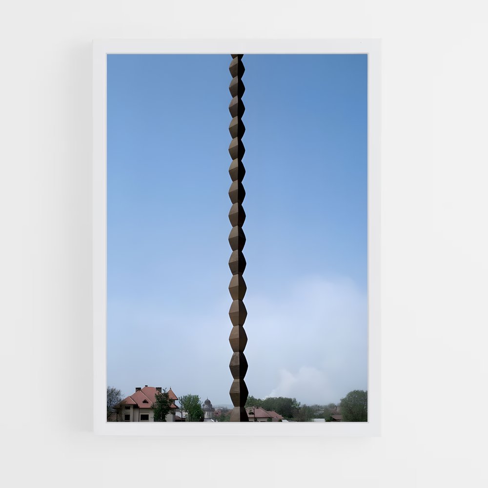 ap-brancusi endless column-3 cadre Blanc