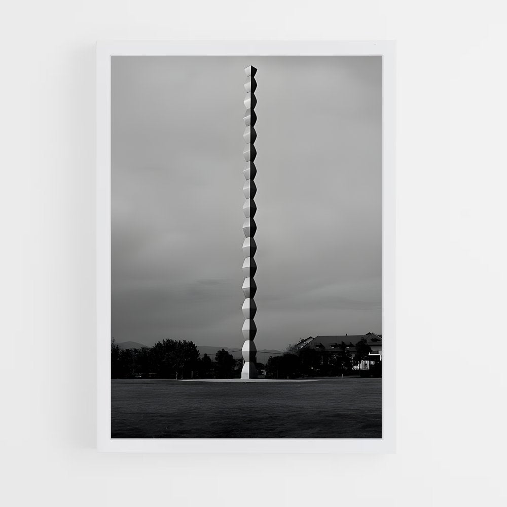 ap-brancusi endless column-4 cadre Blanc