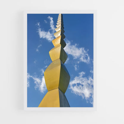 ap-brancusi endless column-6 cadre Blanc