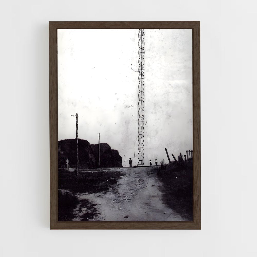 ap-brancusi endless column-7 cadre Bois foncé