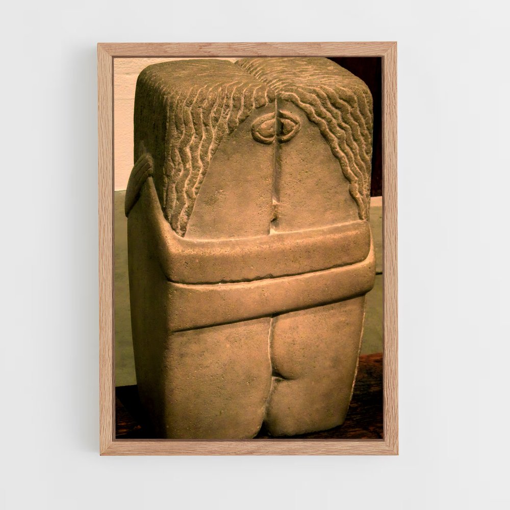 ap-brancusi kiss-3 cadre Bois clair