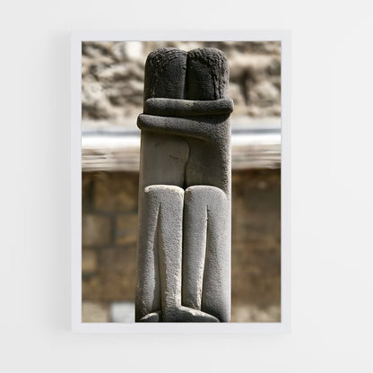 ap-brancusi kiss-5 cadre Blanc