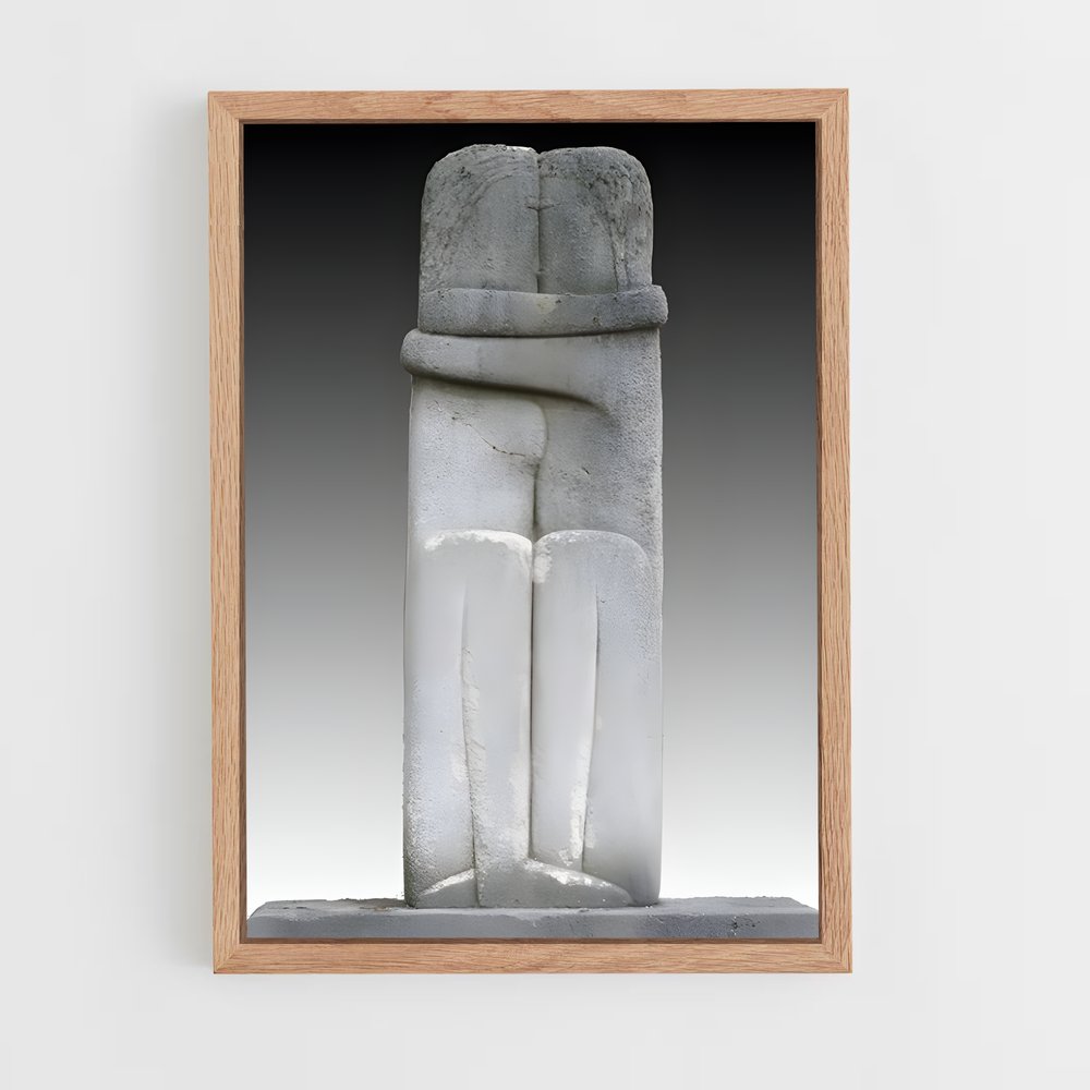 ap-brancusi kiss-6 cadre Bois clair