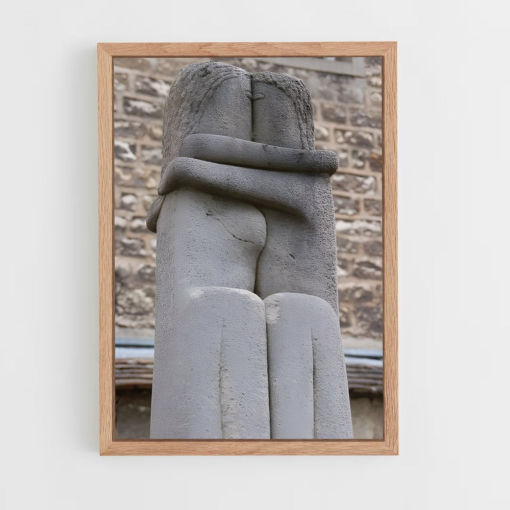 ap-brancusi kiss-7 cadre Bois clair