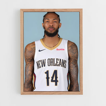 ap-brandon ingram-1 cadre Bois clair