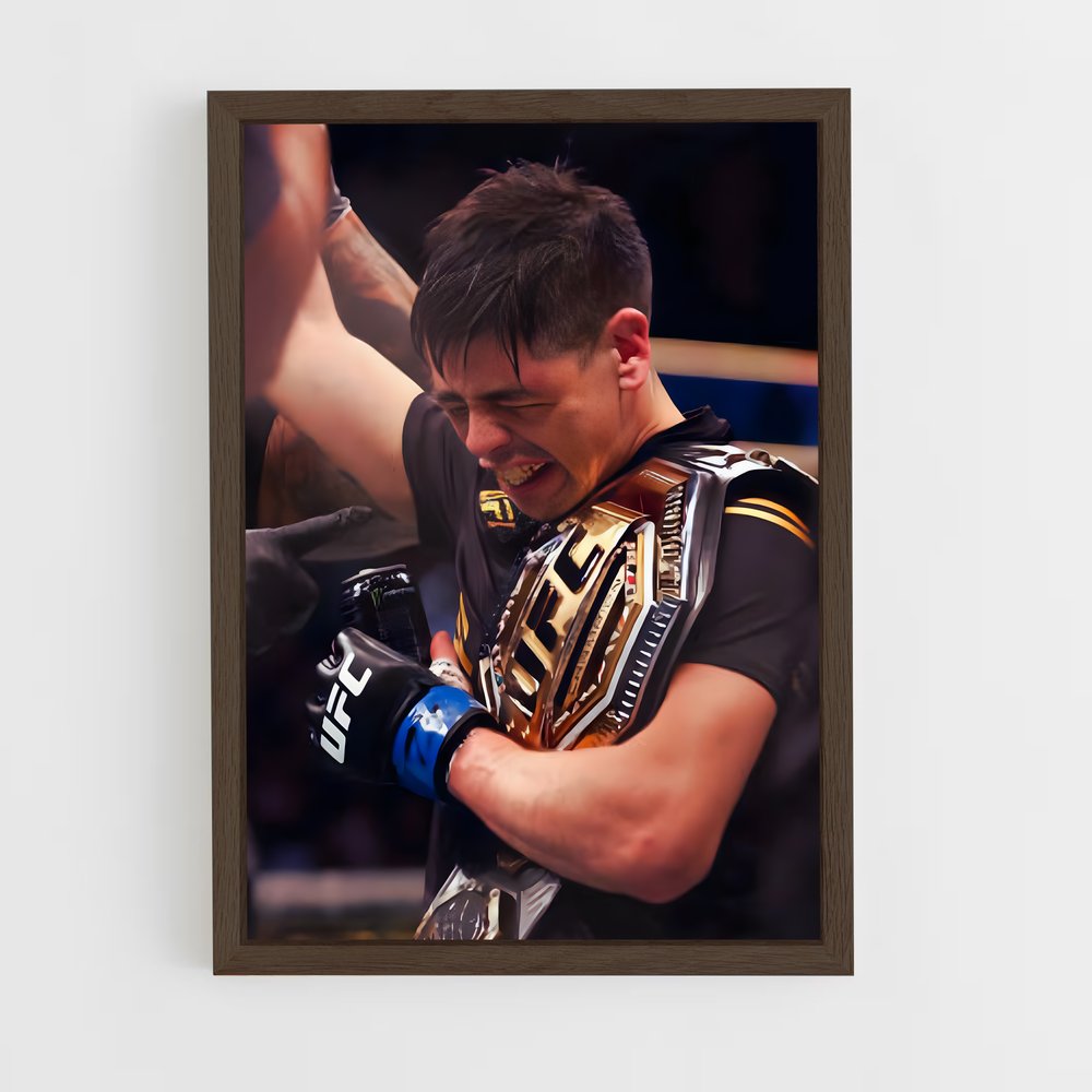 ap-brandon moreno-3 cadre Bois foncé