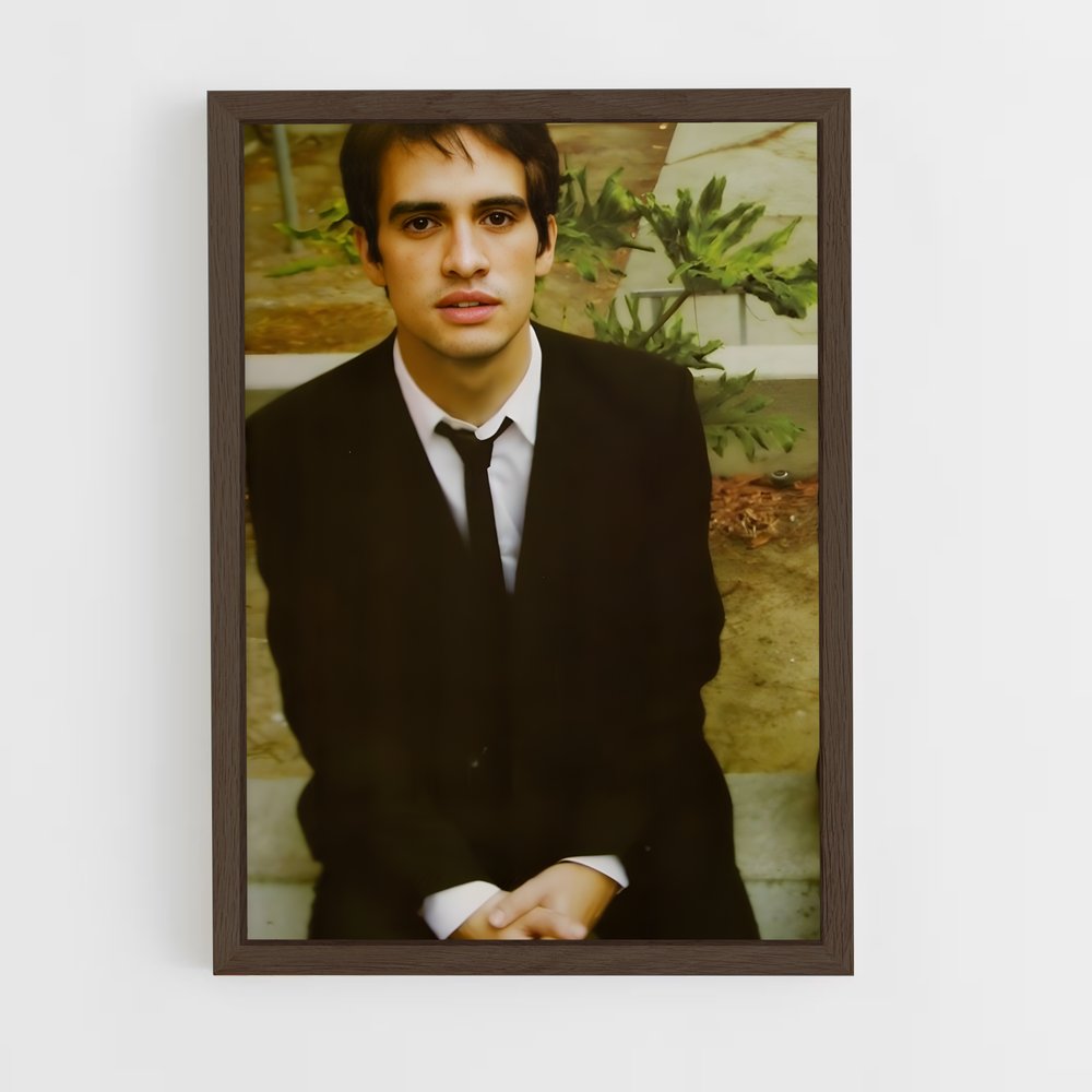 ap-brendon urie-3 cadre Bois foncé