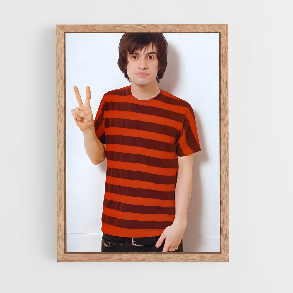 ap-brendon urie-4 cadre Bois clair