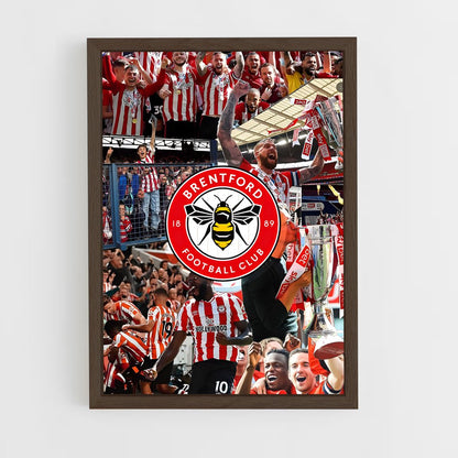 ap-brentford fc-1 cadre Bois foncé