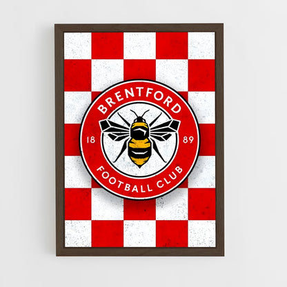 ap-brentford fc-6 cadre Bois foncé