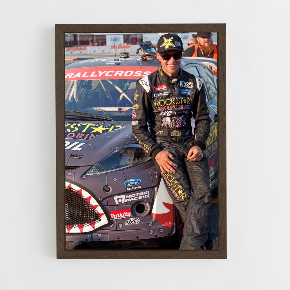 ap-brian deegan-4 cadre Bois foncé