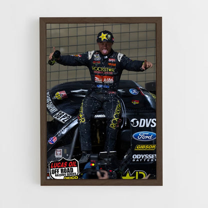 ap-brian deegan-7 cadre Bois foncé