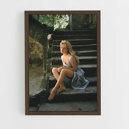 ap-brigitte bardot-1 cadre Bois foncé