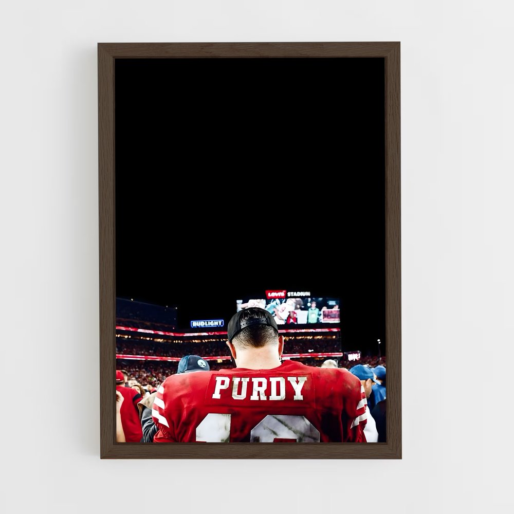ap-brock purdy-4 cadre Bois foncé