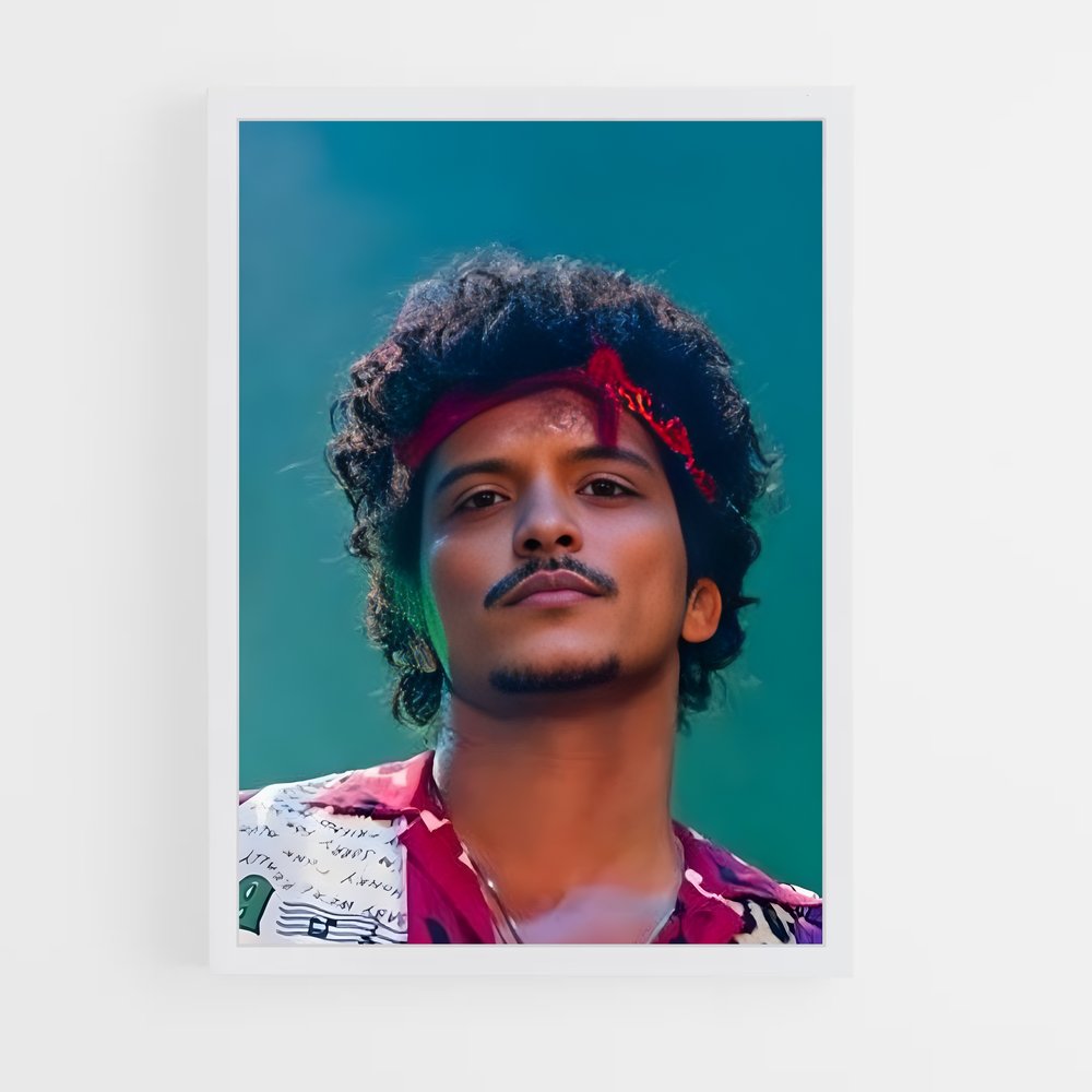 ap-bruno mars-6 cadre Blanc