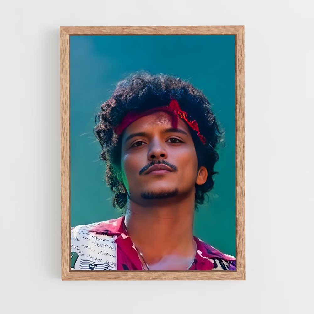 ap-bruno mars-6 cadre Bois clair