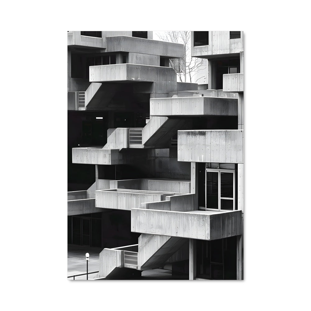 Poster Brutalisme Noir