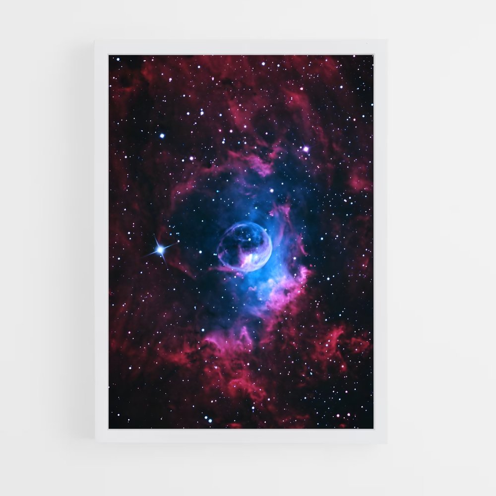 ap-bubble nebula-1 cadre Blanc