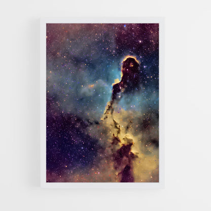 ap-bubble nebula-3 cadre Blanc