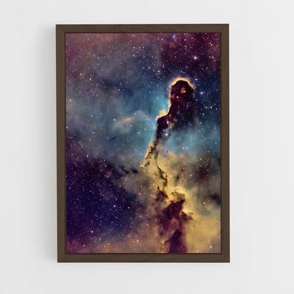 ap-bubble nebula-3 cadre Bois foncé
