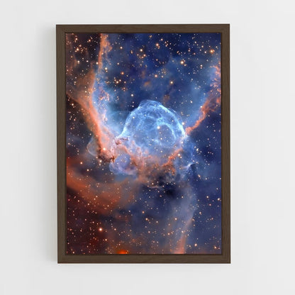 ap-bubble nebula-4 cadre Bois foncé