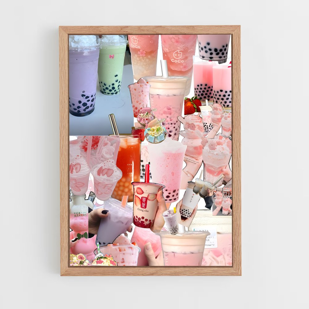 ap-bubble tea-5 cadre Bois clair