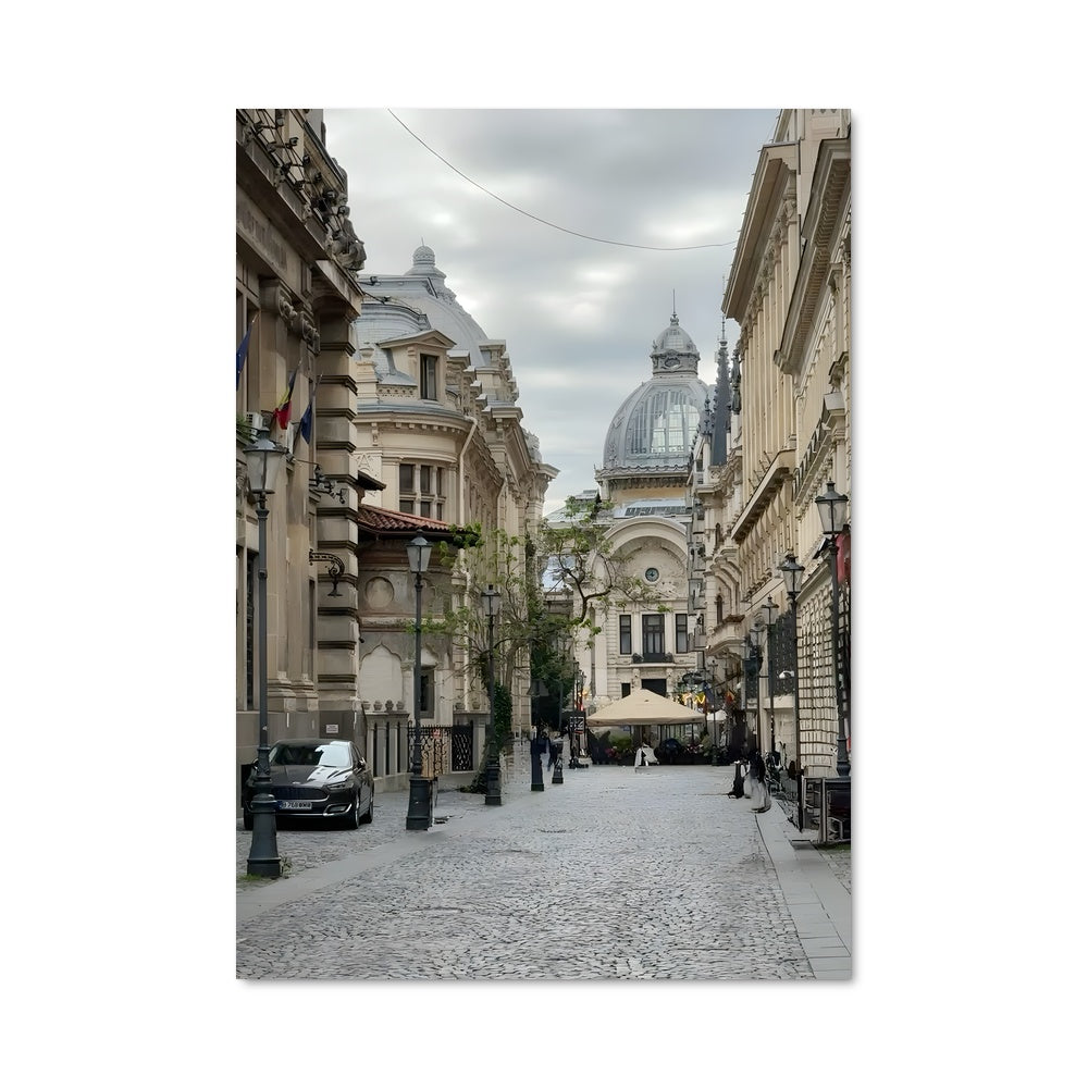 Poster Rue Pavée de Bucarest