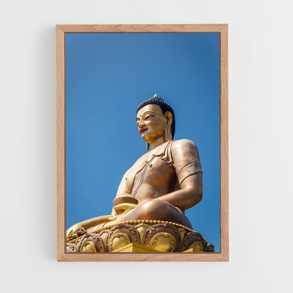 ap-buddha dordenma-2 cadre Bois clair