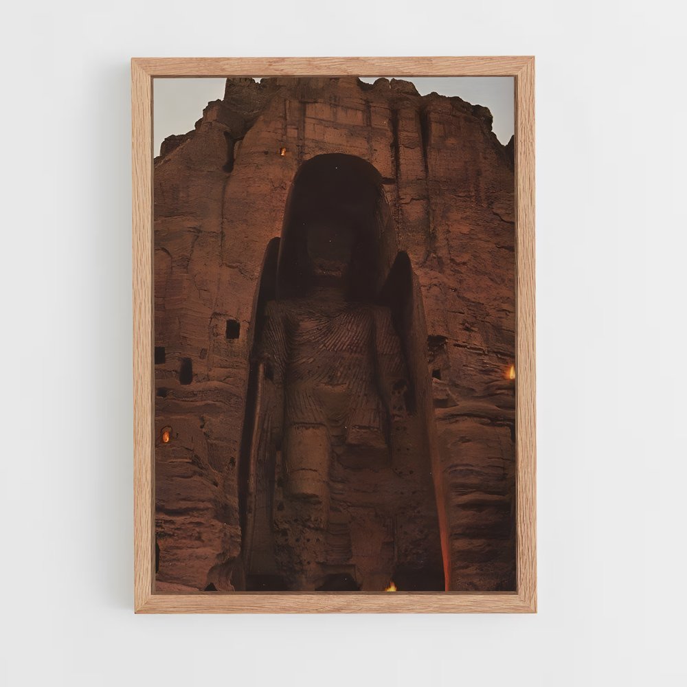 ap-buddhas of bamyan-1 cadre Bois clair