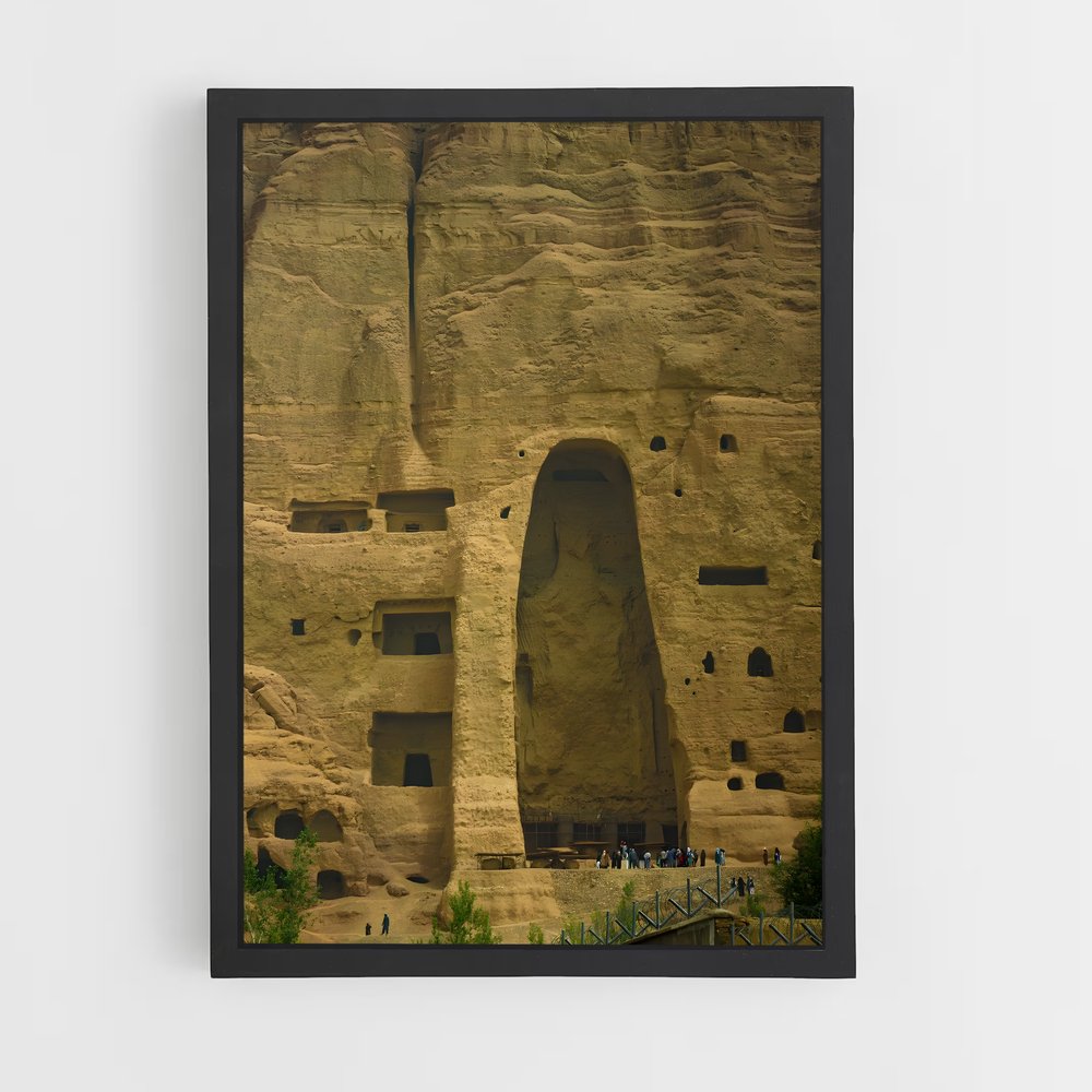 ap-buddhas of bamyan-3 cadre Noir