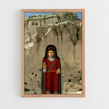 ap-buddhas of bamyan-7 cadre Bois clair