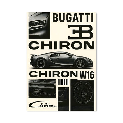 Poster Bugatti 76557