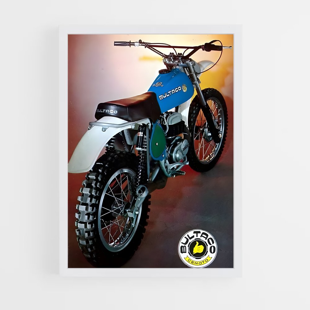 ap-bultaco-3 cadre Blanc