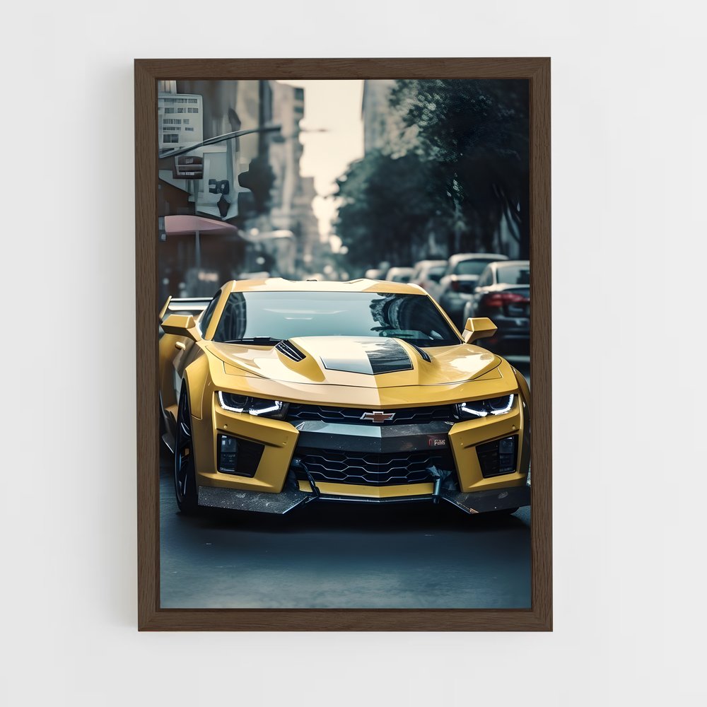 ap-bumblebee camaro-5 cadre Bois foncé