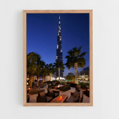 ap-burj khalifa-6 cadre Bois clair