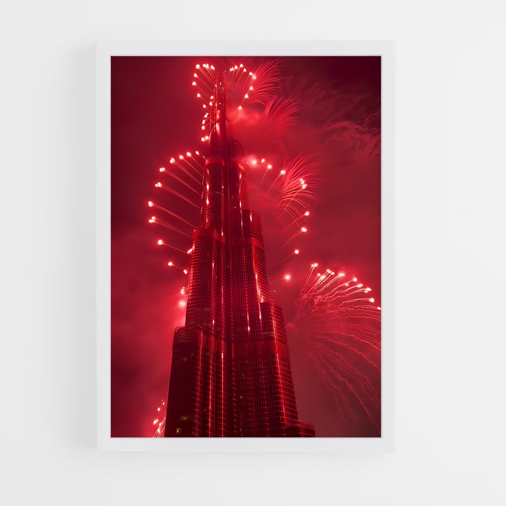 ap-burj khalifa-7 cadre Blanc