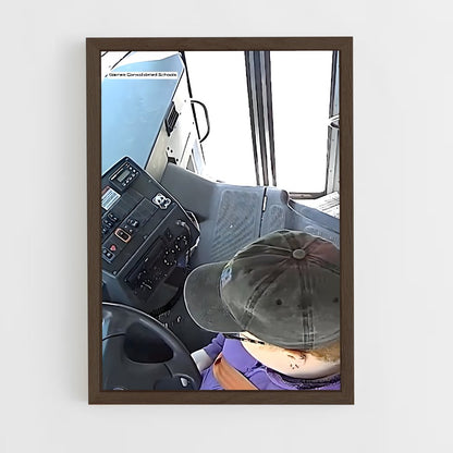 ap-bus driver-5 cadre Bois foncé