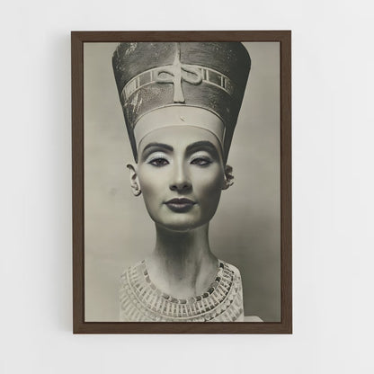 ap-bust of nefertiti-1 cadre Bois foncé