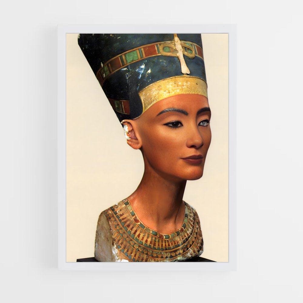 ap-bust of nefertiti-2 cadre Blanc