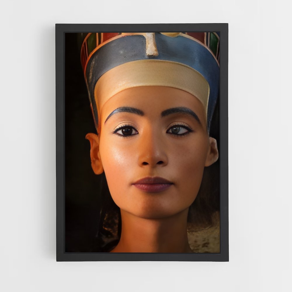 ap-bust of nefertiti-3 cadre Noir