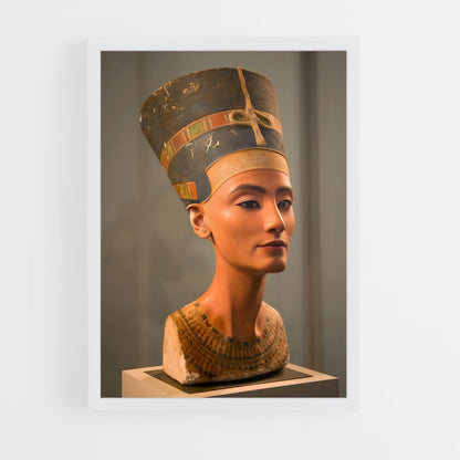 ap-bust of nefertiti-4 cadre Blanc