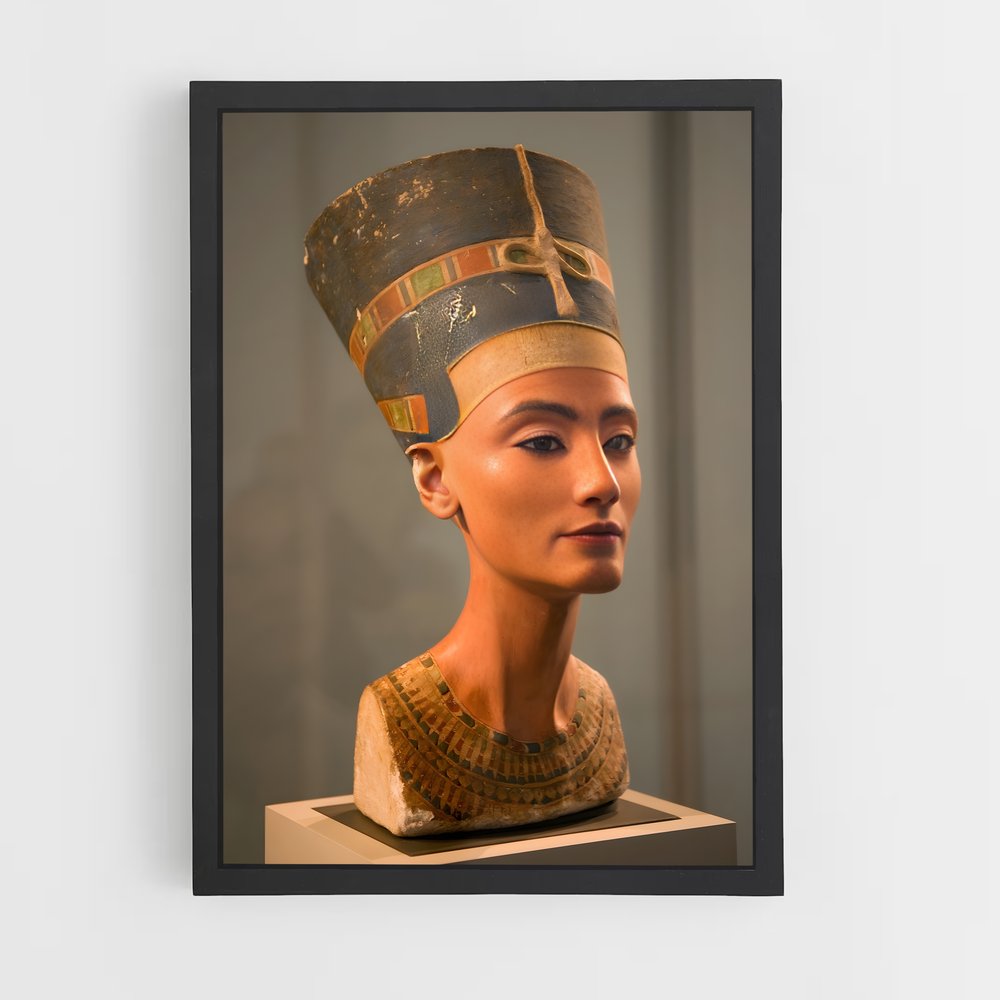 ap-bust of nefertiti-4 cadre Noir