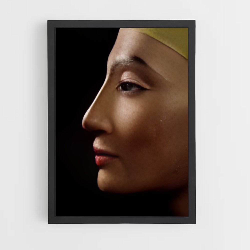 ap-bust of nefertiti-5 cadre Noir